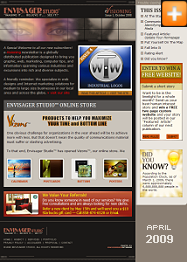 Envisager Studio - eVisioning April 2009 Newsletter