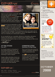 Envisager Studio - eVisioning October 2008 Newsletter