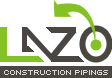 Lanzo Construction Pipings Logo Design Lanzo Construction Pipings Logo Design