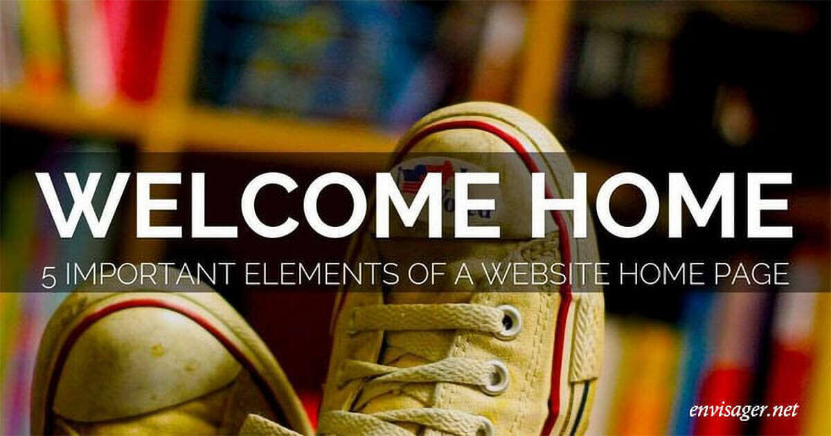 Anatomy Of A Website Homepage