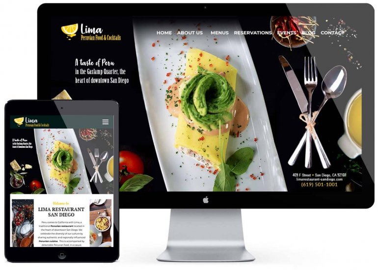 Restaurant Website Design