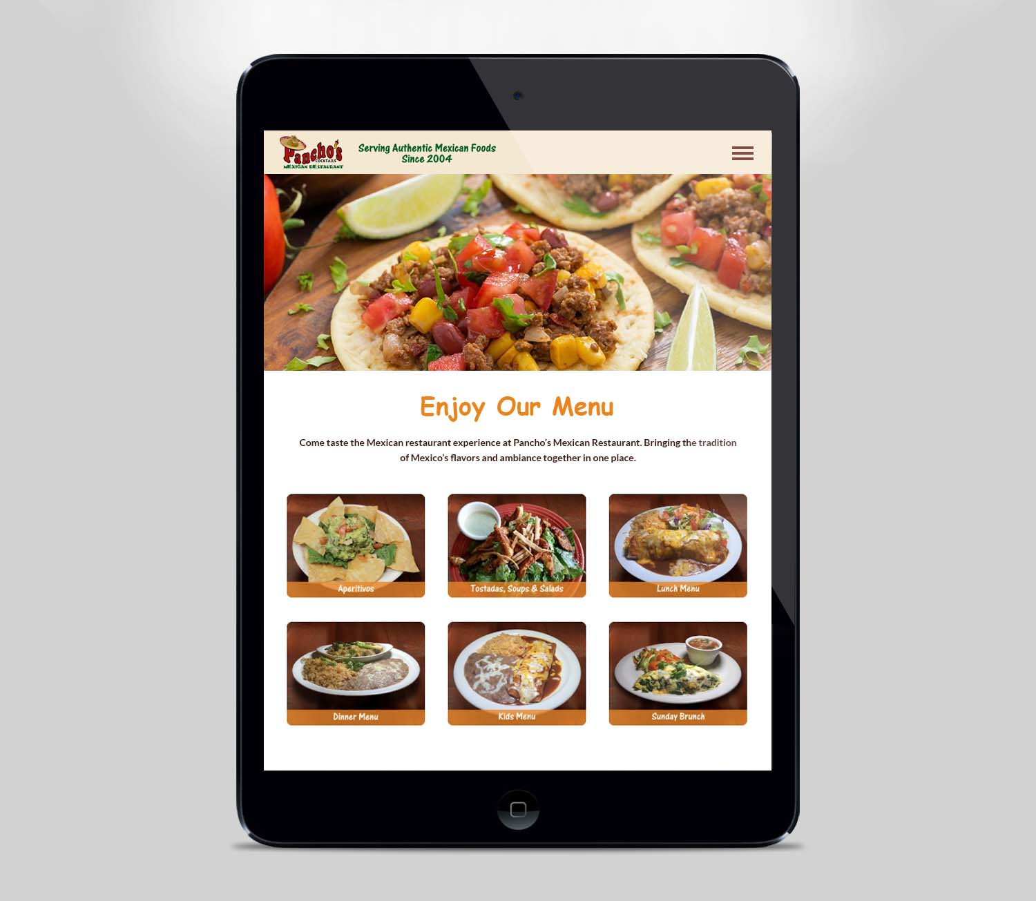 Mexican Restaurant Website