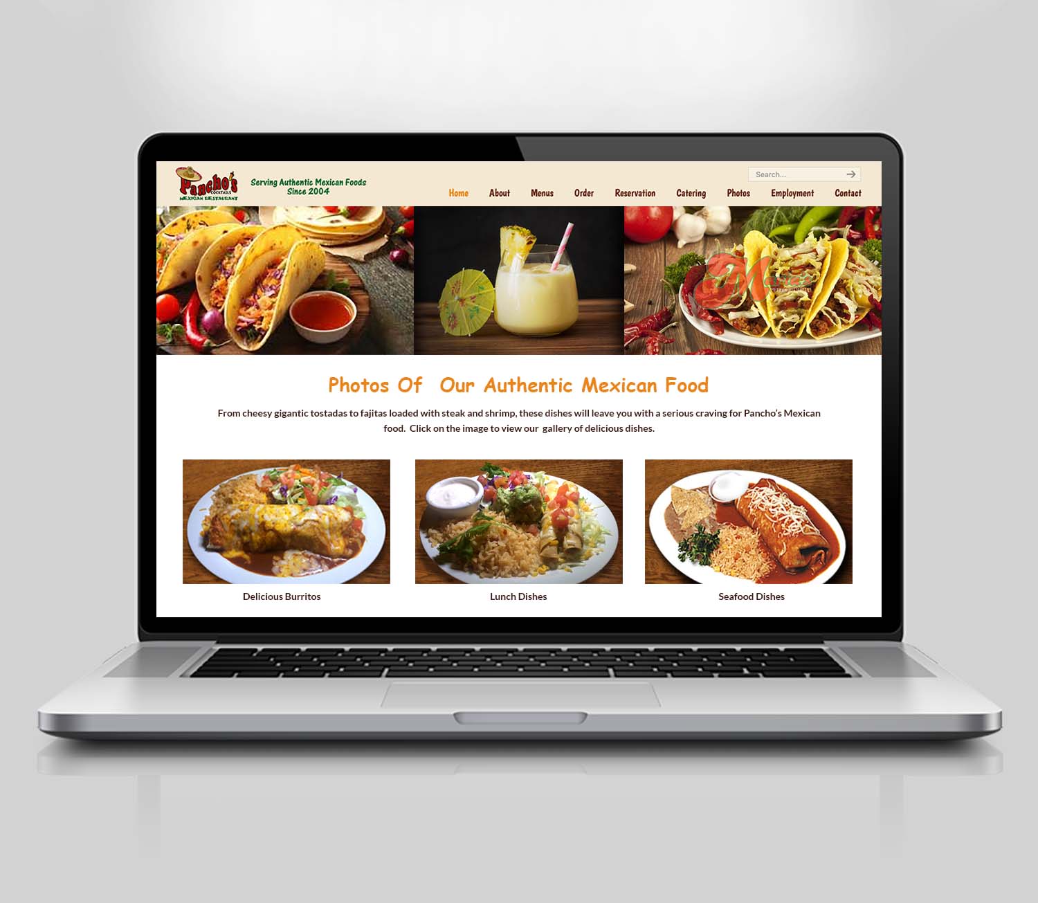 Restaurant Website Design