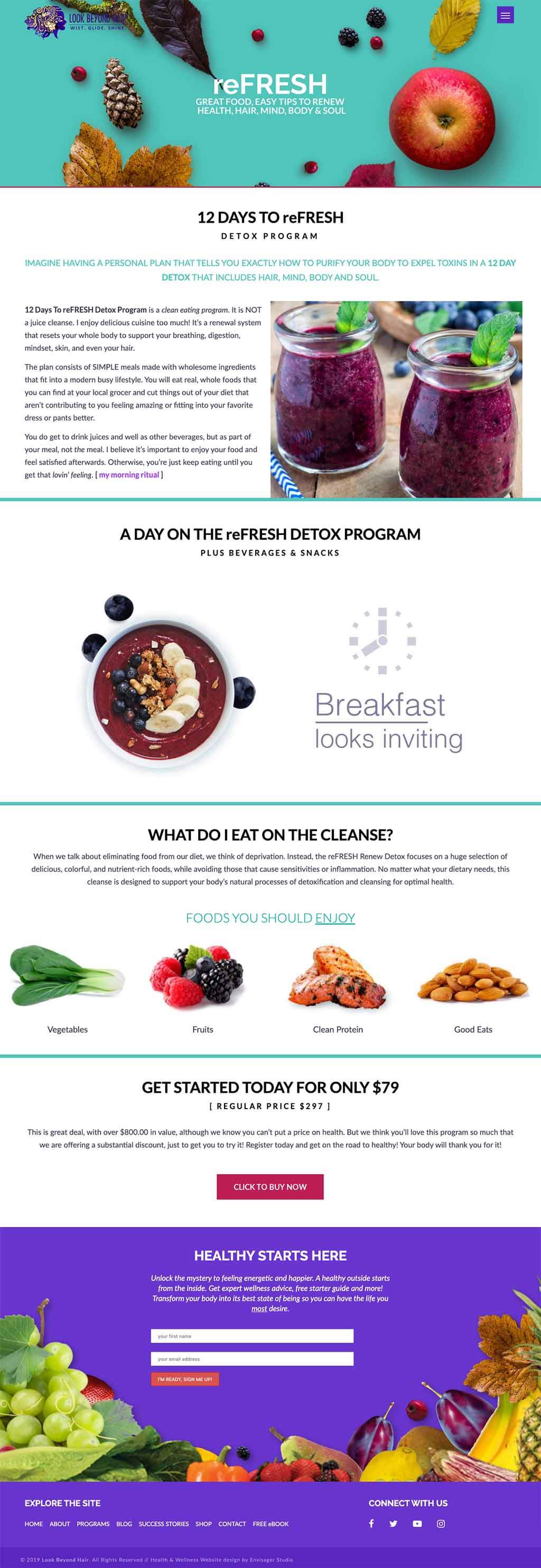 Health Coach Website Design Health Coach Website Design