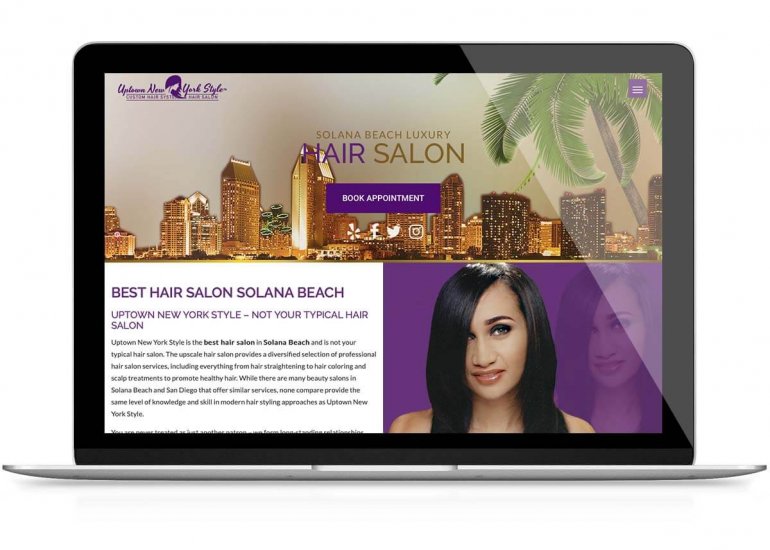 Beauty Salon Website Design