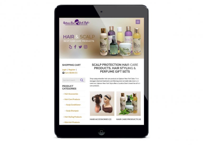 Hair Salon Web Design