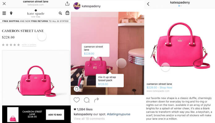 Instagram Shoppable Tags