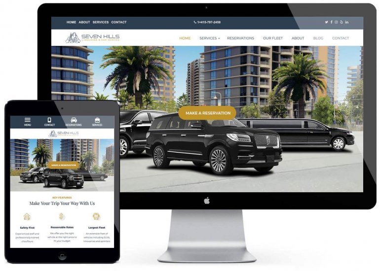 Limousine Website Design Services