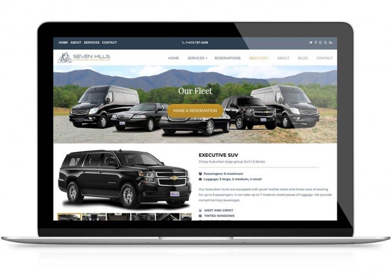 Limousine Website Design Services