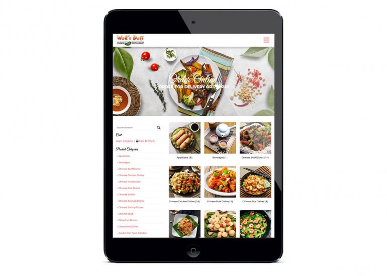 Chinese Restaurant Website Design
