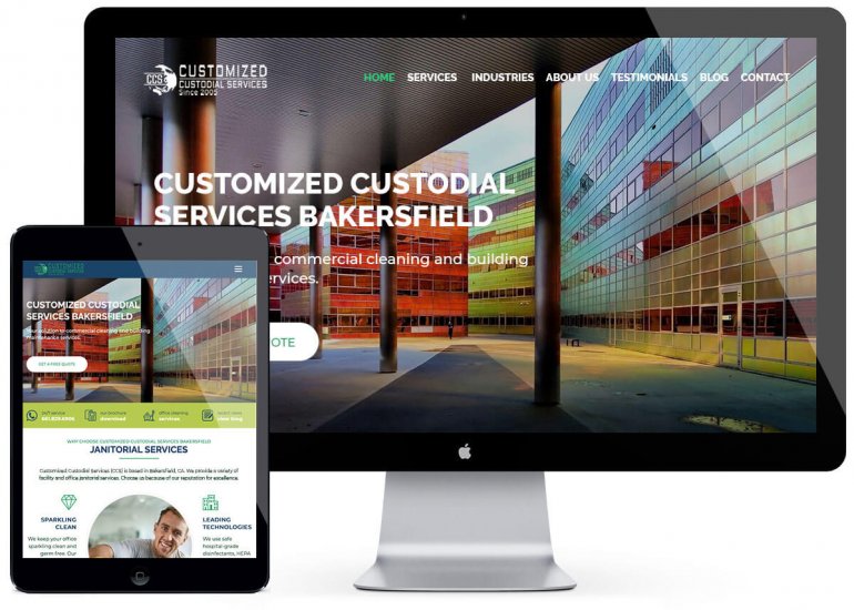 Commercial Cleaning Website Design