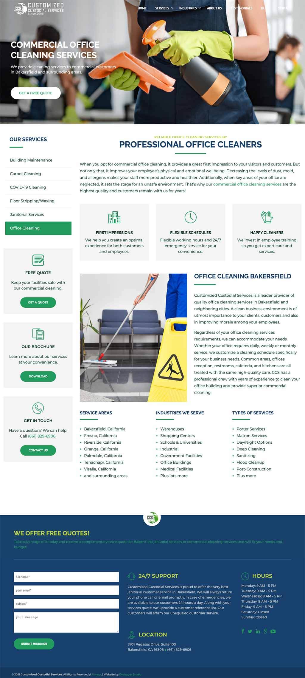 Commercial Cleaning Websites