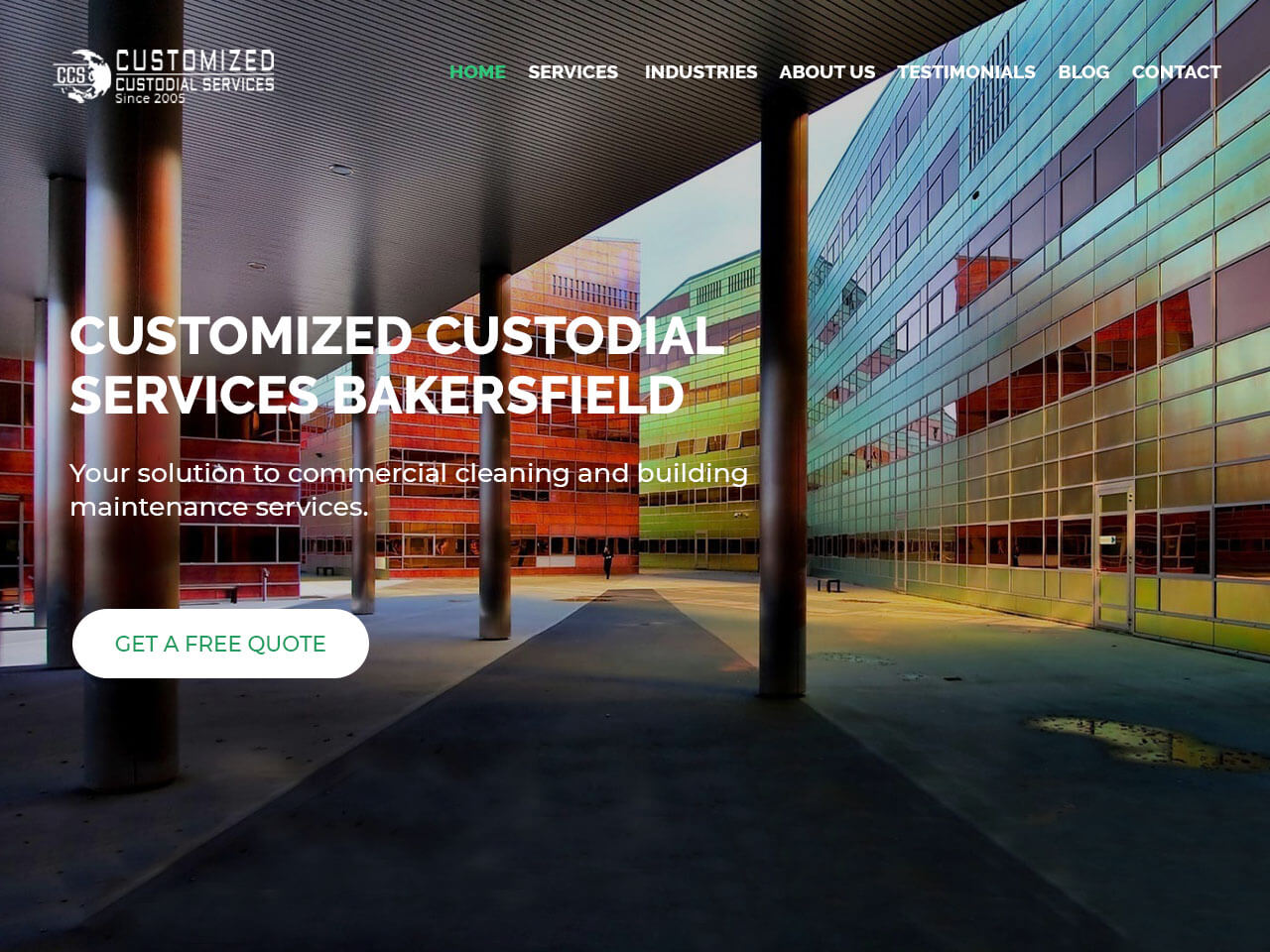 Commercial Cleaning Website Design by Envisager Studio
