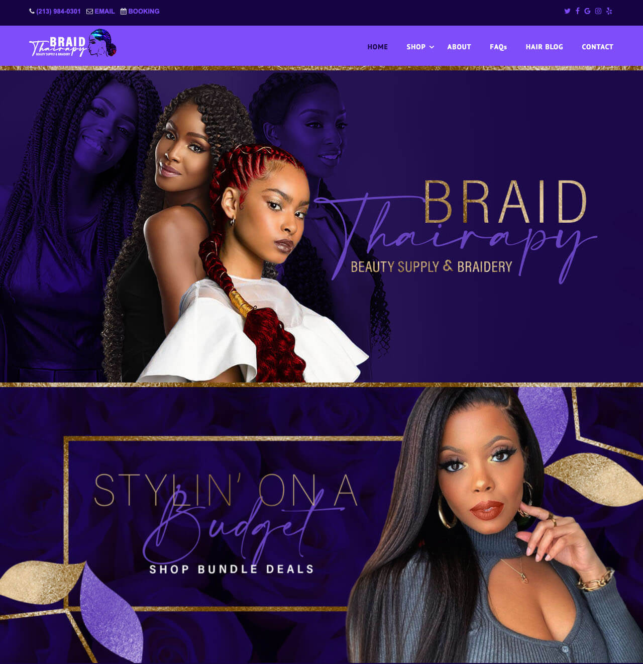 Best Hair Salon Websites by Envisager Studio