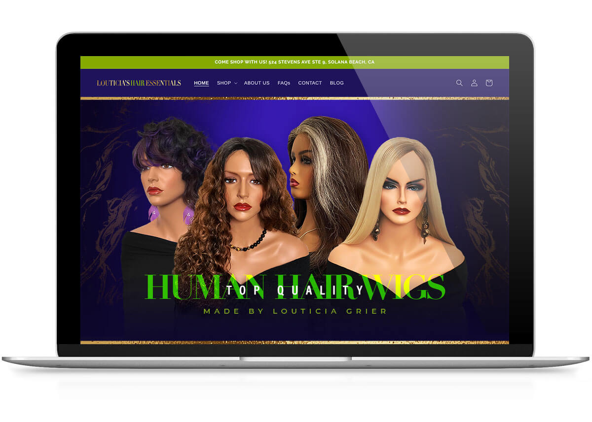 Louticia's Hair Essentials Shopify Wig Store