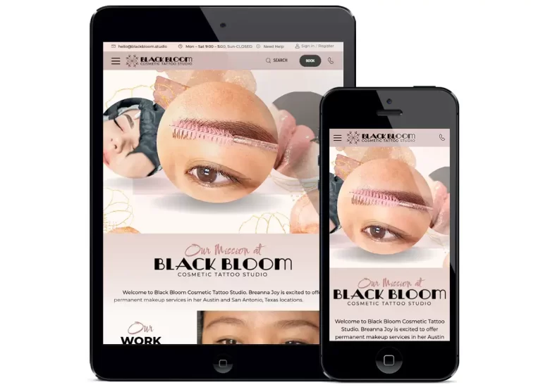 Cosmetic Tattoo Website Design San Diego