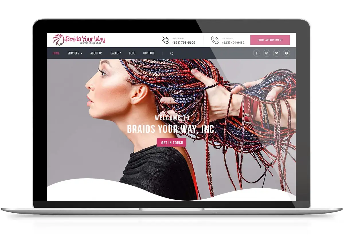 Beauty Salon Website Design
