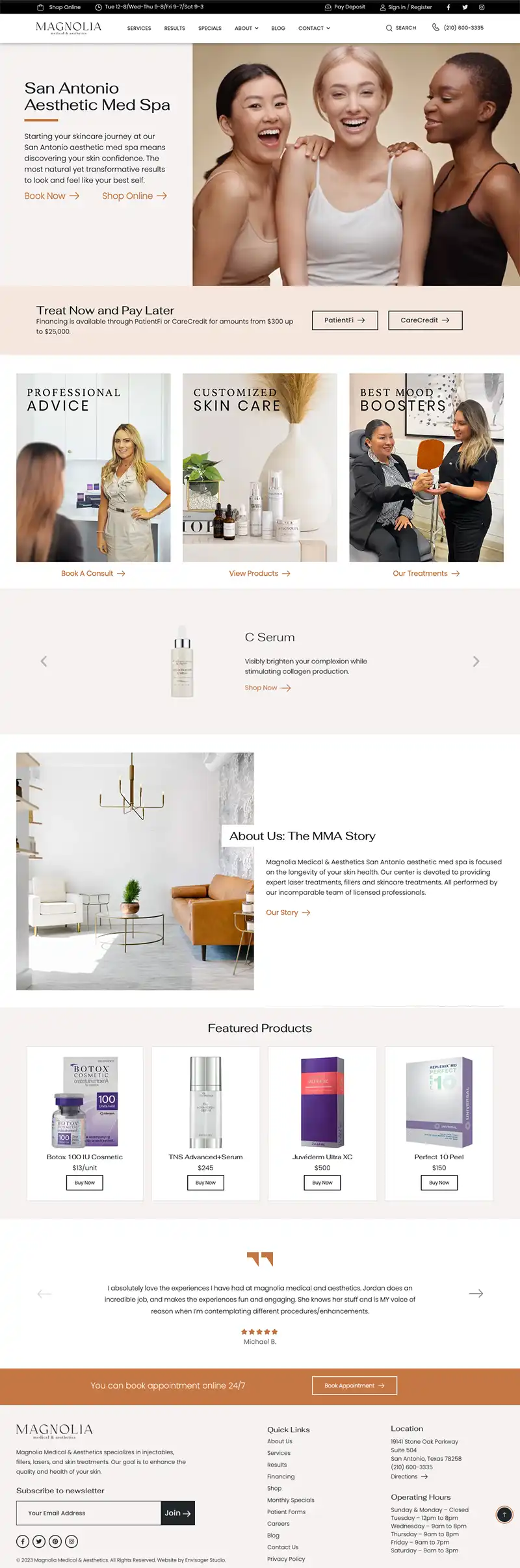 Medical Spa Website Design San Diego Medical Spa Website Design San Diego