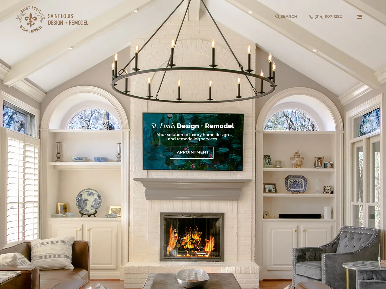 Luxury Home Remodeling Website Design | Envisager Studio