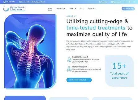 Physical Therapy Website Design | Envisager Studio