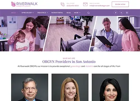 Women's Health Website Design | Envisager Studio