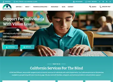 Envisager Studio Website Design For The Visually Impaired