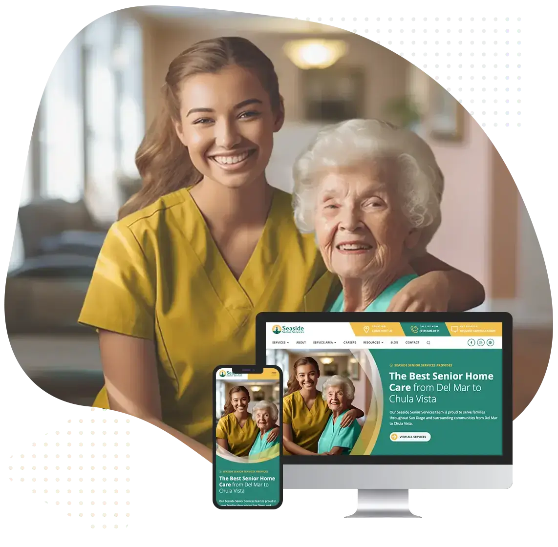 Website Design for In-Home Senior Care Agencies | Envisager Studio