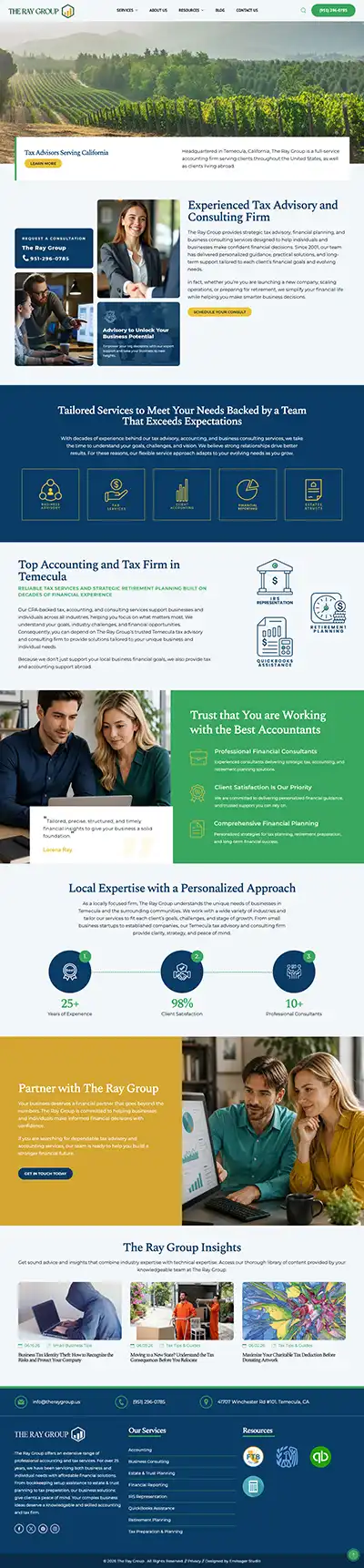 Website Design for Accounting Firms | Envisager Studio