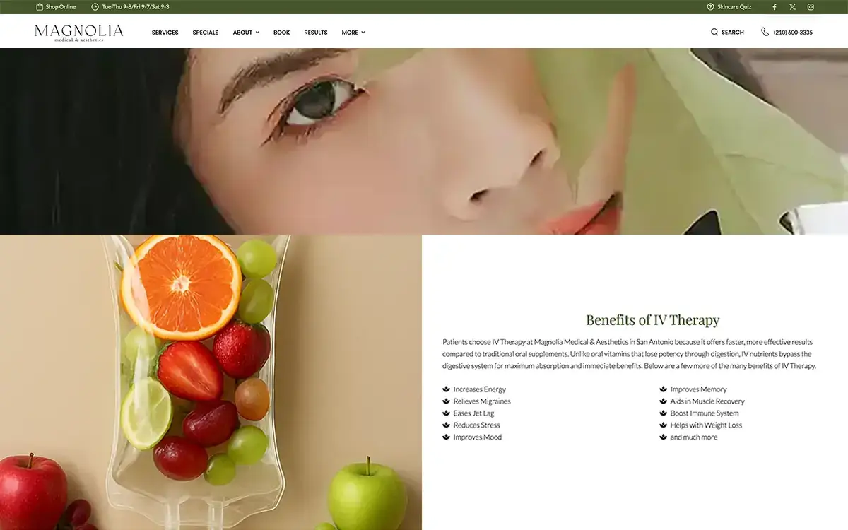 Medical Spa Websites | Envisager Studio San Diego