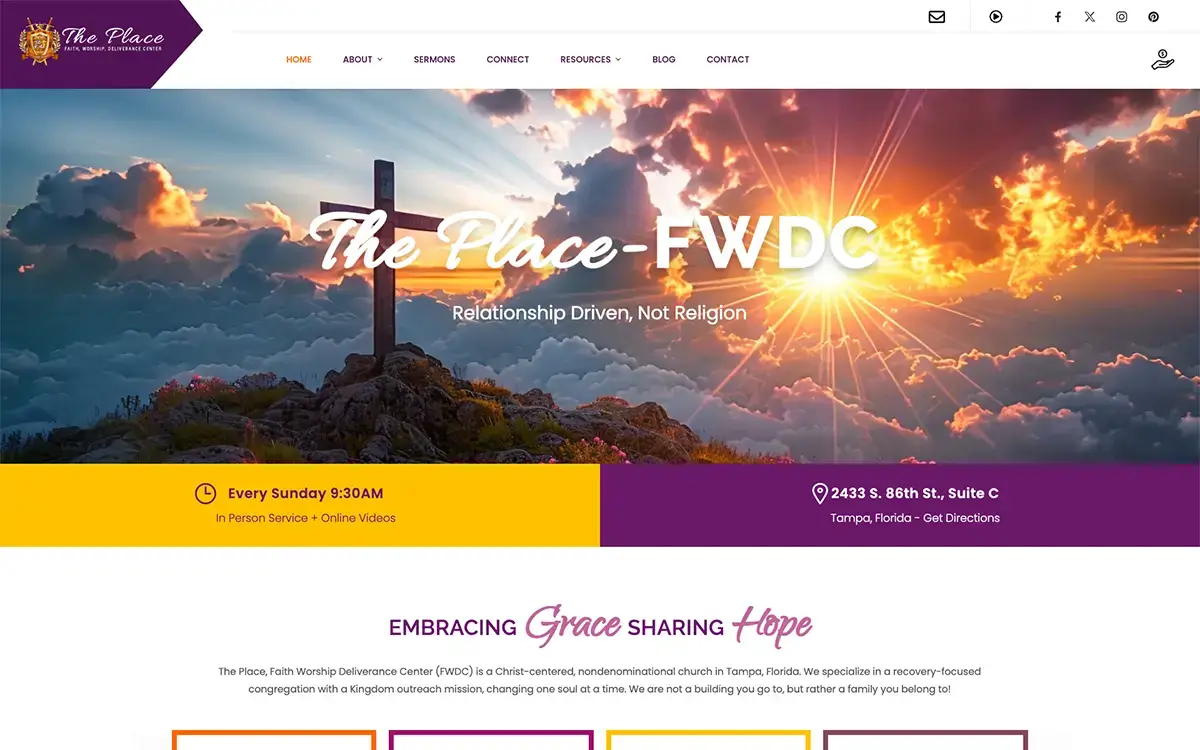 Church Website Design Company | Envisager Studio